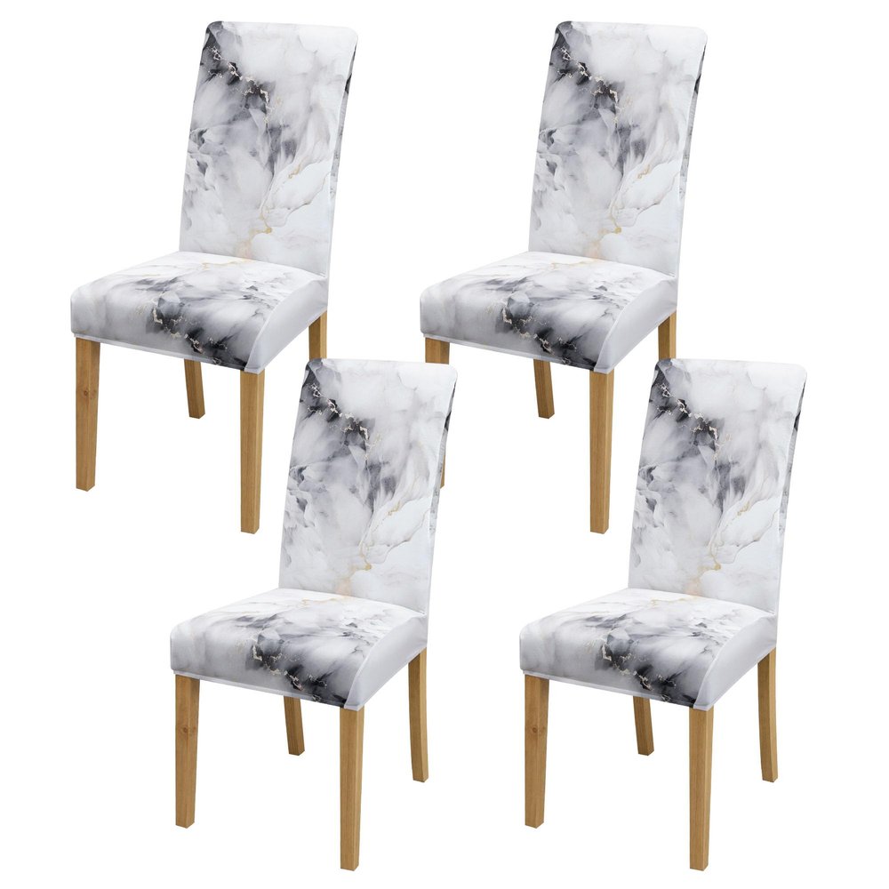 BIETYONE Chair Covers,Dining Room Chair Covers Set of 4,Stretch Kitchen Chair Cover,Washable Dining Chair Cover,Parsons Chair Slipcovers Protective,for Home,Restaurant,Banquet