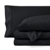 Bare Home Split California King Sheet Set - 1800 Ultra-Soft Microfiber Double Brushed - Deep Pockets - Easy Fit - 5 Piece Set - Bed Sheets (Split Cal King, Heathered Black) view 1