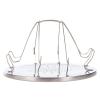 Bnineteenteam Camping Toaster, Stainless Steel Bread Toaster for 4 Portable Outdoor Toaster with Small Holes for BBQ Camping Fishing and More view 3