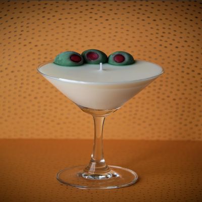 Dirty Martini Candle (Olive Juice)