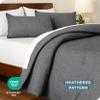 Bare Home Comforter Set - Twin/Twin Extra Long - Ultra-Soft - Goose Down Alternative - Premium 1800 Series - All Season Warmth Comforter (Twin/Twin XL, Heathered Grey) view 3