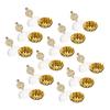 Gogogmee 12pcs Pumpkin Candy Boxes Transparent Wedding Favor Containers for Guests Lightweight Portable Candy Storage for Parties Birthdays and Celebrations view 1