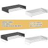 Stainless Steel Laundry Drying Rack, Wall Mounted Collapsible Laundry Clothes Drying Rac,Space Saving Wall Mounted Clothes Drying Rack, Invisible, 2-Pack,Multiple Styles, Black, White, 80cm, 100cm(Whi view 2