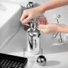 PBENO Soap Dispenser Silver Electroplated Mirror Push Lotion Dispenser Bathroom Hand Soap Shampoo Body Wash Replacement Bottle Bathroom Soap Dispenser(Shampoo) view 4