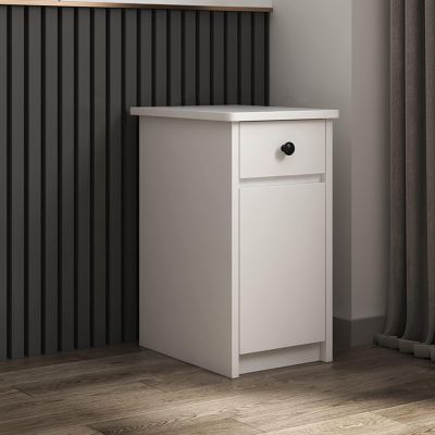 Bedside Table Small Ultra-Narrow 30cm Wide Simple Modern Manual Installation Storage Locker with Drawers Home Bedroom Crevice Nightstand(Size:40 * 40 * 55cm)