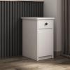 Bedside Table Small Ultra-Narrow 30cm Wide Simple Modern Manual Installation Storage Locker with Drawers Home Bedroom Crevice Nightstand(Size:40 * 40 * 55cm) view 1