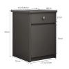 Bedside Table Small Ultra-Narrow 30cm Wide Simple Modern Manual Installation Storage Locker with Drawers Home Bedroom Crevice Nightstand(Size:40 * 40 * 55cm) view 2