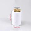 SENBAILU Toothpick Holder Marble Toothpick Holder Toothpick Box Automatic Pop-up Push-Type Home Use Toothpick Holder Dispenser(1) view 2