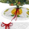 Christmas Tree Skirt SimplePineappleand Stylish Christmas Tree Skirt Beautiful and Upgraded Christmas Tree Skirt view 3