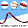 10 Gauge Wire 10 Feet, 10/2 AWG Pure Copper Wire, 10AWG 2 Conductors Red Black Oxygen Free Stranded Low Voltage Wire for Solar Panel, Automotive, Audio Auto, LED Lighting(10 AWG 10FT) view 4