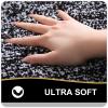 OLANLY Ombre Bathroom Rugs, Bath Rug Size 24x16+30x20 in Black, 2 Item Bundle view 4