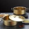 Stainless Steel Divided Hot Pot,Hot Pot with Divider Dual Sided Stainless Steel Hot Pot,Two Flavor Soup Pot Shabu Shabu Pot,Mandarin Duck Hot Pot,Works with All Major Hobs,30CM view 3