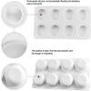 8 Cavity 3D Stone Round Silicone Baking Mold for Mousse Cake | Silicone Molds for Baking Cakes | French Dessert Mold for Pastry Chocolate | Reusable Non-Stick Easy Release Baking Molds view 3