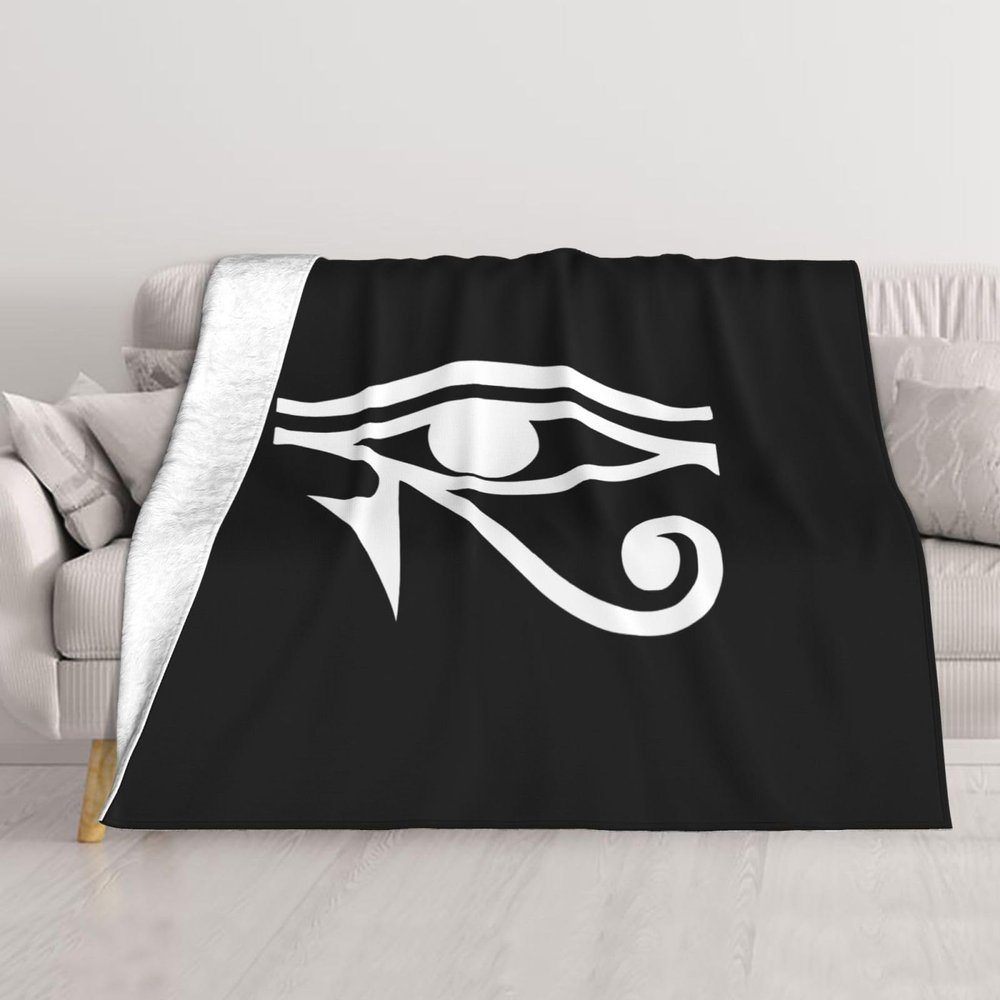 Eye of Ra Horus Egyptian God Super Soft Ultra-Fine Wool Blanket Sofa Living Room Linen Blanket Bedding Sofa Cover Blanket Soft Bed Blanket for Sofas and Beds