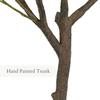 CG Hunter Faux Olive Tree, Premium Handmade Artificial Indoor Tree Stands 6.5-ft Tall, Lifelike-Leaves & Hand Painted Trunk, Planter Pot Included view 4