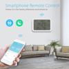 YWBL-WH 4 in 1 Temperature Humidity Light Detection Alarm Clock for Home Office Bedroom view 3