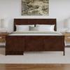 AFI, Portland King Platform Bed with Matching Footboard & Storage Drawers, Walnut view 3