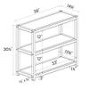 Grain Wood Furniture Greenport 30" Modular Bookcase - Brushed Driftwood view 2