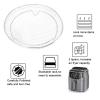 CCYLEZ Fryer Dehydrator Rack, Heat Multifunctional Stackable Fryer Rack 3PCS Uniform Mesh Design for 8 Inch Fryers (Round) view 3