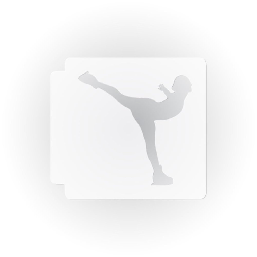 Figure Skater 783-B783 Stencil Silhouette (9 inch)