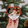 Add Photo Baby's Second Christmas Personalized Picture Frame 2025 - Ceramic Ornament Gift for Dad, Mom, Grandparents - Boy's Girl's Name, Birthday and Custom Picture view 4