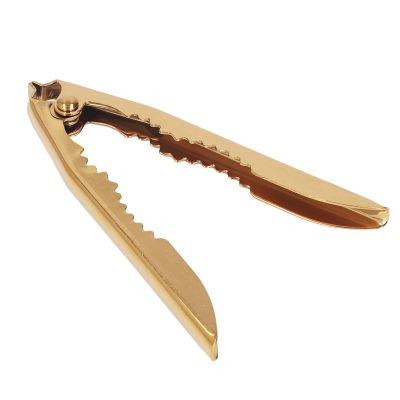 Gold Crab Cracker Non Slip Heavy Duty Stainless Steel Nut Cracker Chestnut Walnut Opener Clip for Kitchen