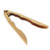 Gold Crab Cracker Non Slip Heavy Duty Stainless Steel Nut Cracker Chestnut Walnut Opener Clip for Kitchen view 1