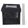 CHEOTIME Mesh Square Outdoor Trash Can Collapsible Trash Can for Party, Yard Waste or Laundry Camping Accessories view 1