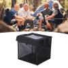 CHEOTIME Mesh Square Outdoor Trash Can Collapsible Trash Can for Party, Yard Waste or Laundry Camping Accessories view 3