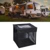 CHEOTIME Mesh Square Outdoor Trash Can Collapsible Trash Can for Party, Yard Waste or Laundry Camping Accessories view 4