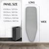 GJPXFR Standard Ironing Board Cover, Iron Board Cover 36x13in 38x13in 48x15in Board Cover and Pad Standard Size, Prevent Staining and Scorching(Peacock Flower.,122x38cm) view 2