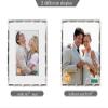DECANIT 8x10 Picture Frames Metal,Thin Profile Photo Frame 8 by 10 Inch, Display for Wall Mounting or Tabletop Pack of 2,Silver view 2