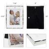DECANIT 8x10 Picture Frames Metal,Thin Profile Photo Frame 8 by 10 Inch, Display for Wall Mounting or Tabletop Pack of 2,Silver view 4