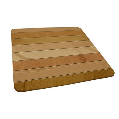 Wood Square fitted tablecloth, Wood panel style texture, Elastic edge, Water and oil resistant wipeable polyester fabric, Can wipe indoor/outdoor dining table cover, Fit for 24"x24" square table