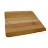 Wood Square fitted tablecloth, Wood panel style texture, Elastic edge, Water and oil resistant wipeable polyester fabric, Can wipe indoor/outdoor dining table cover, Fit for 24"x24" square table view 1