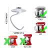 4.5-5 Qt Tilt-Head Stand Mixers Accessories, Compatible For Kitchenaid, Paddle Attachment For K45B/K5THCB/K5THBS view 3