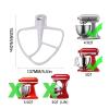 4.5-5 Qt Tilt-Head Stand Mixers Accessories, Compatible For Kitchenaid, Paddle Attachment For K45B/K5THCB/K5THBS view 4
