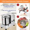 GYQSSD Stainless Steel Multifunctional Veggie Cutter, 1200/1800W Commercial Vegetable Meat Food Processor, Electric Onion Cabbage Grinder Blender Cutter,12L view 4