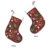 EHXEYC Cute Christmas Dinosaur Christmas Stockings Ornaments Candy Bags for Family Holiday Party Christmas Tree Decorations view 4