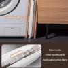 Collapsible Double Layer Laundry Basket, Wheels Clothes Storage Hamper, Folding Laundry Sorter for Laundry Room Bedroom Bathroom view 3
