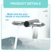 HCAUYNN Air Hand Dryers for Toilets Household,Washing and Drying in One, 1150W Warm/Cold Induction Hand Dryer-Faucet + Hand Dryer view 2