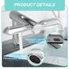 HCAUYNN Air Hand Dryers for Toilets Household,Washing and Drying in One, 1150W Warm/Cold Induction Hand Dryer-Faucet + Hand Dryer view 4