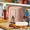 6 Qt Air Fryer With Turbocrisp Technology And Touch-Activated Display, Rose By Drew Barrymore, Adjustable Temperature Ranges view 4