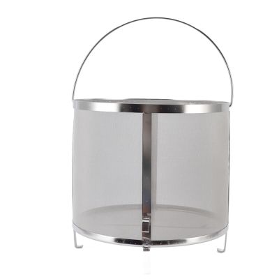 Brewing Hop Strainer with Stand, Stainless Steel Beer Hop Filter for Homemade Beer Wine