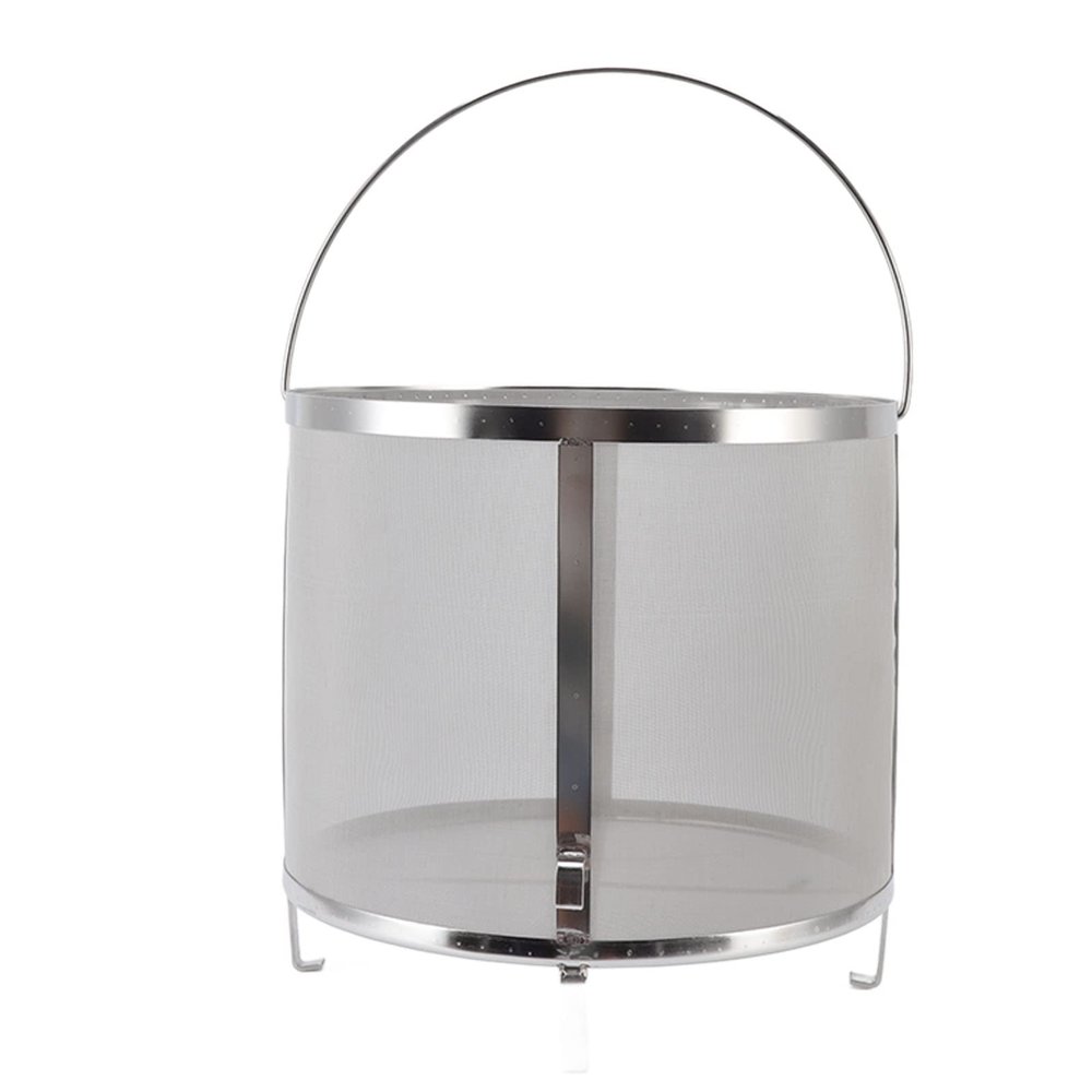 Brewing Hop Strainer with Stand, Stainless Steel Beer Hop Filter for Homemade Beer Wine