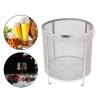 Brewing Hop Strainer with Stand, Stainless Steel Beer Hop Filter for Homemade Beer Wine view 3