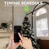 Christmas Silver Star Tree Topper Lights 11in 10LEDS, Eight-Point Star, Smart App Remote Control Topper Lighted, LED Color Changing Tree Star Sync with Music, Dimmable, Timer, Xmas Party Gift Dcor view 3