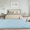 Kelarea Area Rug for Living Room, 6x9 Non-Slip Light Blue Rug Fluffy Soft Shag Rugs, Fuzzy Shaggy Plush Carpet for Bedroom, Nursery Rooms, Home Dorm view 2