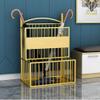 LWZBBGS Umbrella Stands, Umbrella Stand Metal,Home Hotel Hollow Umbrella Bucket,Waterproof and Rust-Proof Umbrella Storage Rack/White/48 * 26 * 65Cm (D 48 * 26 * 65Cm) view 3