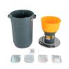 60L Electric Dry Grain Grinder With 5 Sieves, 1300W 110V Mills for Corn, Wheat, Flour - Dust-Free With Detachable Extra Large Capacity Hopper for Home Farm view 2